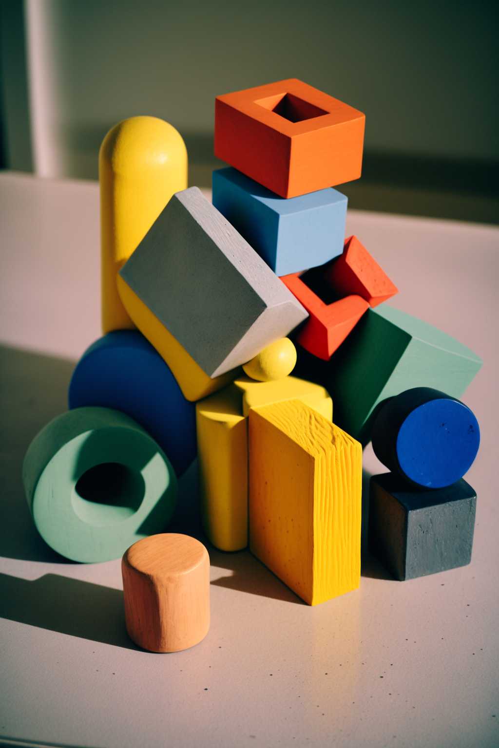 Magnetic hardwood blocks